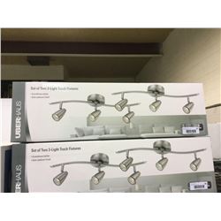 UberHaus Set of Two 3-Light Track Fixtures