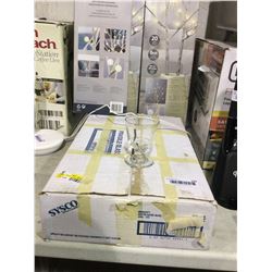 Case of 24 SyscoFooted Rock Glasses 163mL