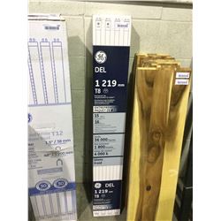 Case of 8 GE Cool White 48" T8 Bulbs