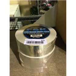 Nashua Foil Scrim Kraft Tape (2" x 50 yds) Lot of 3