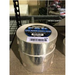 Nashua Foil Scrim Kraft Tape (2" x 50 yds) Lot of 3