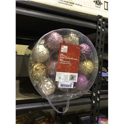 Home Accents Holiday 75-Piece Shatter Resistant Ornaments