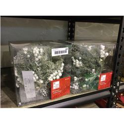 Home Accents Holiday 8" Ornament Lot of 2