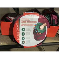 St. Nick's Choice 4 Storage Reels w/ Storage Bag