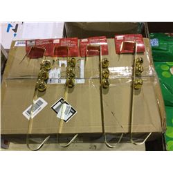 Home Accents Holiday 14" Wreath Hanger w/ Bells Lot of 4