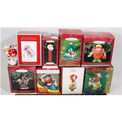 LOT OF MISCELLANEOUS HALLMARK CHRISTMAS ORNAMENTS