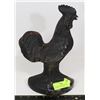 Image 1 : ANTIQUE CAST IRON "ROOSTER" DOORSTOP- MEASURES