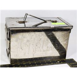 AMMO BOX- STAINLESS STEEL