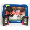 Image 1 : BUDWEISER COLLECTIBLE TRAY AND CHRISTMAS