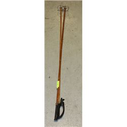 VINTAGE BAMBOO CROSS COUNTRY SKI POLES- MADE IN