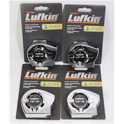 4 NEW LUFKIN TAPE MEASURES