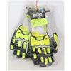 Image 1 : 2 PAIRS OF BDG CUT RESISTANT IMPACT GLOVES (LARGE)
