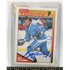 Image 1 : GUY LAFLEUR SIGNED QUEBEC NORDIQUES 90-91 OPC CARD