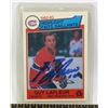 Image 1 : GUY LAFLEUR AUTOGRAPHED MONTREAL CANADIENS CARD