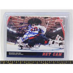 BRAYDEN HOLTBY SIGNED WASHINGTON CAPITALS CARD
