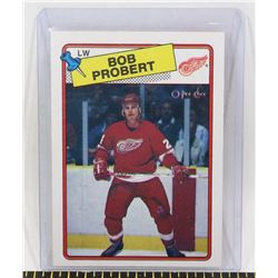 BOB PROBERT DETROIT RED WINGS 1988 OPC RC CARD