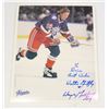 Image 1 : WAYNE / WALTER GRETZKY AUTOGRAPHED PHOTO