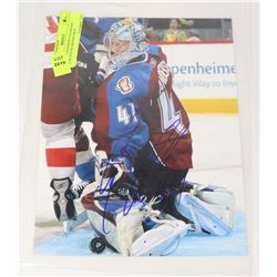 CRAIG ANDERSON COLORADO AVALANCHE SIGNED 8X10