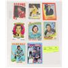 Image 1 : 8 AUTOGRAPHED NHL / WHA CARDS 1970S