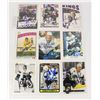 Image 1 : 9 AUTOGRAPHED LOS ANGELES KINGS HOCKEY CARD
