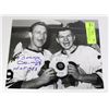 Image 1 : BOBBY HULL CHICAGO BLACKHAWKS SIGNED 8X10 HOF