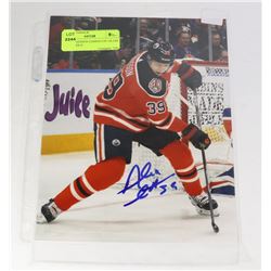 ALEX CHAISSON EDMONTON OILERS SIGNED 8X10