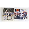 Image 1 : JUSTIN SCHULTZ MIKE KRUSHELNYSKI OILERS SIGNED PIC