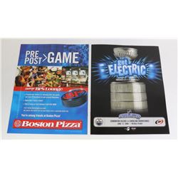 2 EDMONTON OILERS STANLEY CUP FINALS PROGRAMS GM6