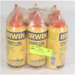 6 STRAIGHT LINE CHALK