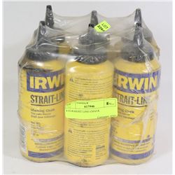 6 STRAIGHT LINE CHALK