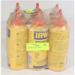 6 STRAIGHT LINE CHALK