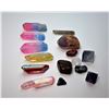 Image 1 : 10)  LOT OF 15 QUARTZ CRYSTAL RAINBOW