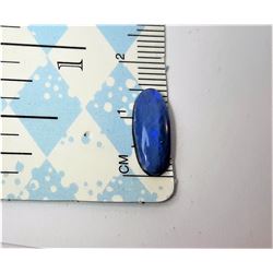 7)  NATURAL OVAL BLUE AUSTRALIAN OPAL