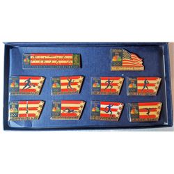 2)  OFFICIAL LOT OF 10 ATLANTA 1996