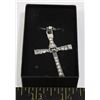 Image 1 : SILVER ALLOY CROSS NECKLACE