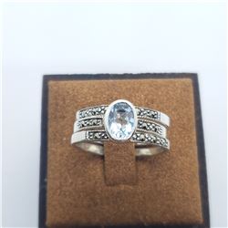 SILVER LOTS OF 3  RING (~SIZE 6,7)