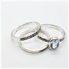 Image 2 : SILVER LOTS OF 3  RING (~SIZE 6,7)