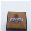 Image 1 : SILVER TANZANITE(1.2CT)  RING (~SIZE 6.75)
