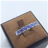 Image 2 : SILVER TANZANITE(1.2CT)  RING (~SIZE 6.75)