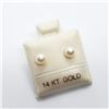 Image 1 : 14K YELLOW GOLD CULTURE PEARL5-5.5MM