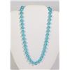 Image 1 : #4-SKY BLUE SEA SHELL PEARL NECKLACE 10mm/15"