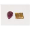 Image 1 : #83-RED RUBY & YELLOW SAPPHIRE GEMSTONE 83.75ct