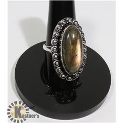 #83-LABRADORITE RING SIZE 6.5