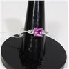 Image 1 : #115-PINK SAPPHIRE RING SIZE 6.5