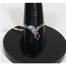 #123-AMETHYST RING SIZE 6.75