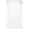Image 1 : #131-STERLING SILVER NECKLACE (X2)18"