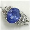 Image 8 : 14K WHITE GOLD TANZANITE(1.9CT) DIAMOND(0.2CT)