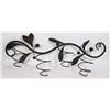 Image 1 : HANGING METAL ART WINE RACK