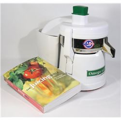 OMEGA FRUIT & VEGETABLE JUICER- MODEL # MO4000