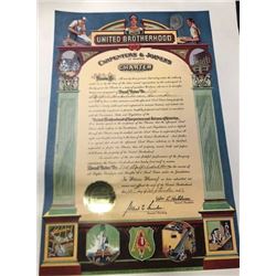 VINTAGE (1951) CARPENTERS + JOINERS CHARTER